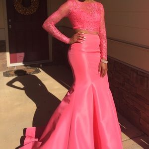 Two Piece Sherri Hill Prom Dress